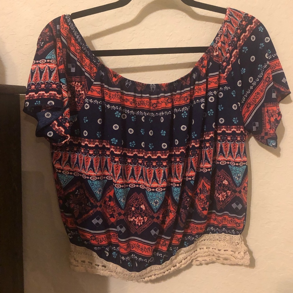 Off the shoulder top